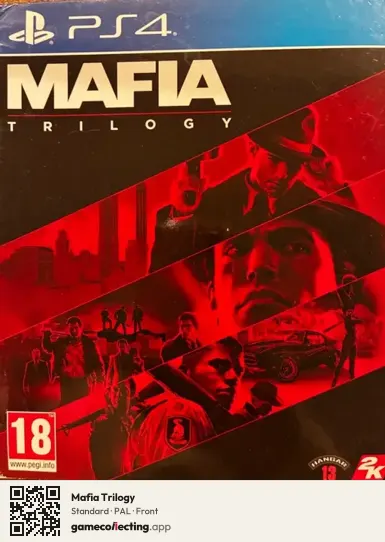 Mafia Trilogy PlayStation 4, PAL box front