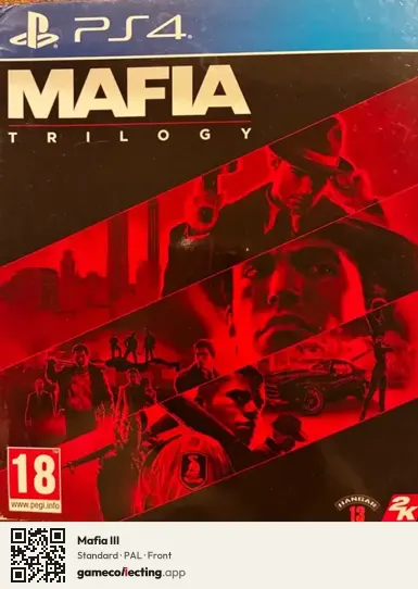 Mafia III PlayStation 4, PAL box front