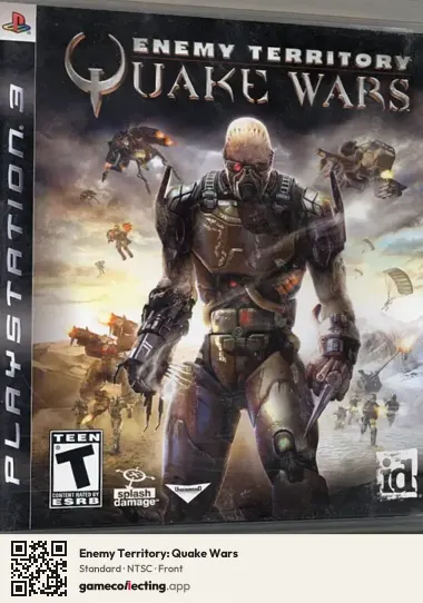 Enemy Territory: Quake Wars PlayStation 3, NTSC box front