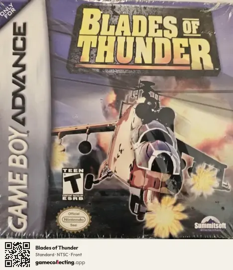 Blades of Thunder Game Boy Advance, NTSC box front