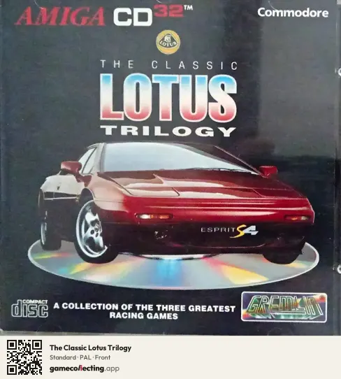 The Classic Lotus Trilogy Amiga CD32, PAL box front