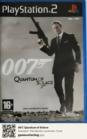 007: Quantum of Solace PlayStation 2, Nordic countries box front