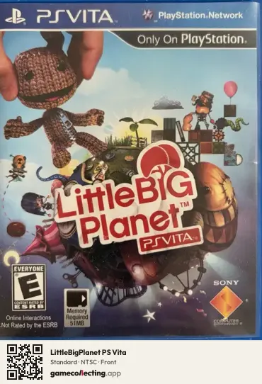 LittleBigPlanet PS Vita PlayStation Vita, NTSC box front