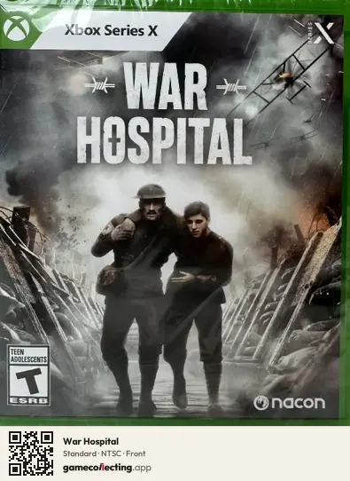 War Hospital Xbox Series X, NTSC box front