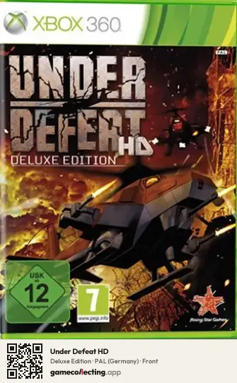 Under Defeat HD Xbox 360, Germany box front