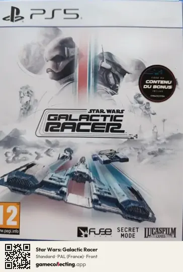 Star Wars: Galactic Racer PlayStation 5, France box front