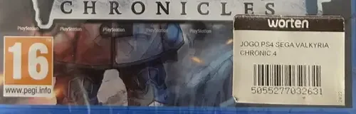 Valkyria Chronicles 4, the PEGI square on its front