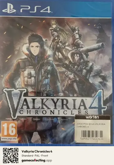 Valkyria Chronicles 4 PlayStation 4, PAL box front
