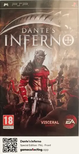 Dante's Inferno PlayStation Portable, PAL box front