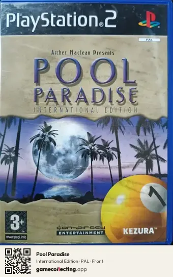 Pool Paradise PlayStation 2, PAL box front