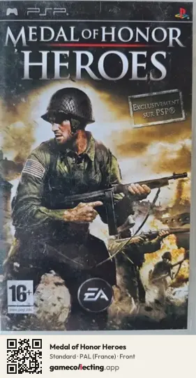 Medal of Honor Heroes PlayStation Portable, France box front