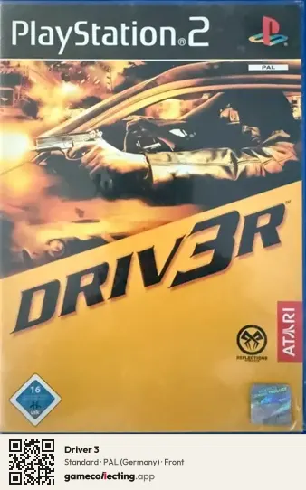 Driver 3 PlayStation 2, Germany box front