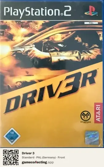 Driver 3 PlayStation 2, Germany box front