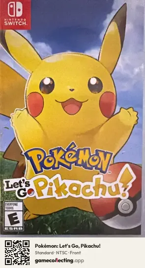 Pokémon: Let's Go, Pikachu! Nintendo Switch, NTSC box front