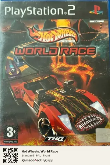 Hot Wheels: World Race PlayStation 2, PAL box front