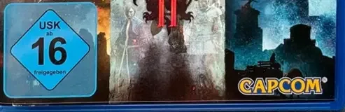 Dragon's Dogma 2, the USK square on its front