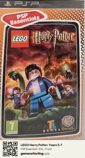 LEGO Harry Potter: Years 5-7 PlayStation Portable, PAL box front