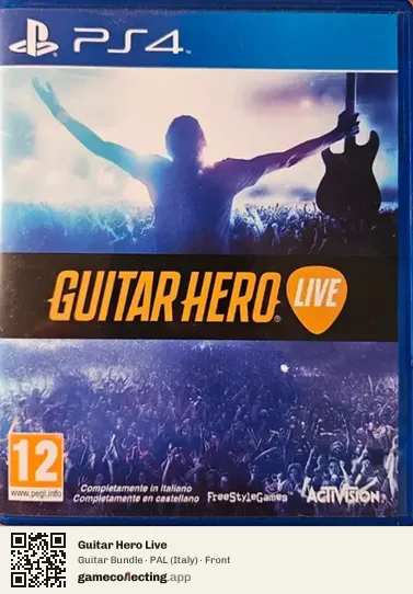 Guitar Hero Live PlayStation 4, Italy box front