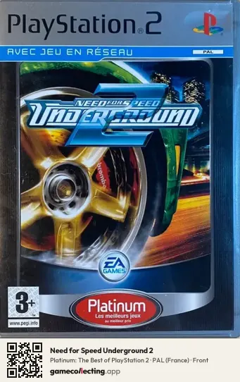 Need for Speed Underground 2 PlayStation 2, France box front