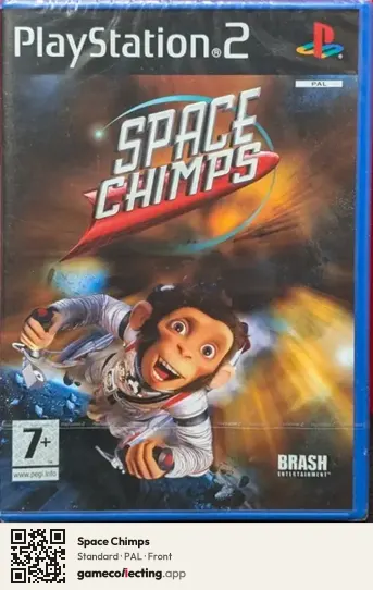 Space Chimps PlayStation 2, PAL box front