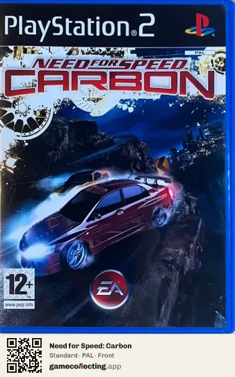 Need for Speed: Carbon PlayStation 2, PAL box front