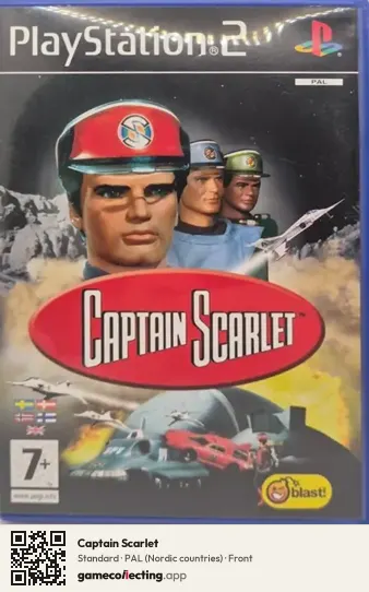 Captain Scarlet PlayStation 2, Nordic countries box front