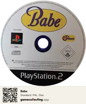 Babe PlayStation 2, PAL disc