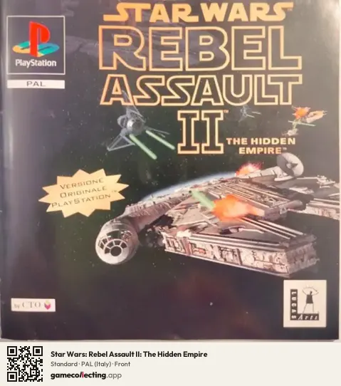 Star Wars: Rebel Assault II: The Hidden Empire PlayStation, Italy box front