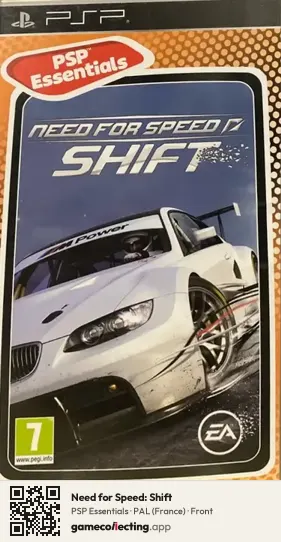 Need for Speed: Shift PlayStation Portable, France box front