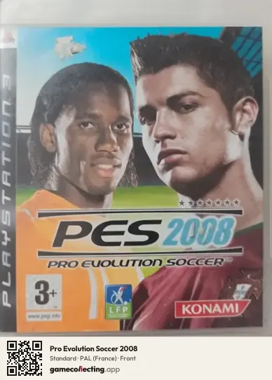 Pro Evolution Soccer 2008 PlayStation 3, France box front