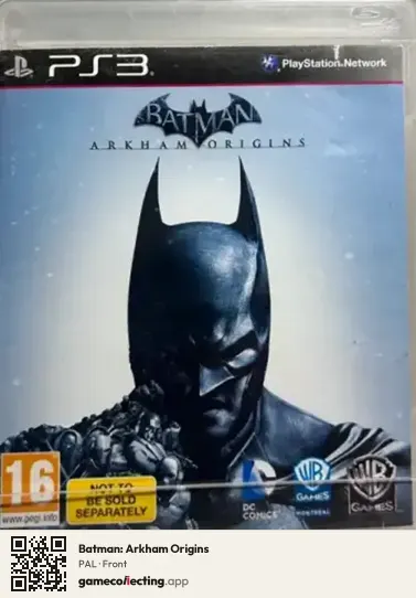 Batman: Arkham Origins PlayStation 3, PAL box front