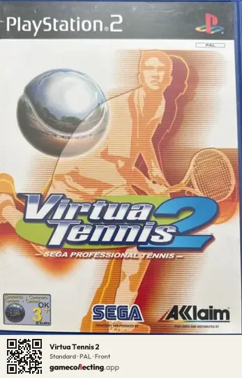 Virtua Tennis 2 PlayStation 2, PAL box front