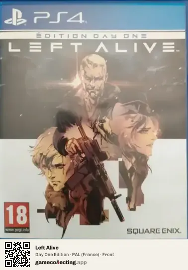 Left Alive PlayStation 4, France box front