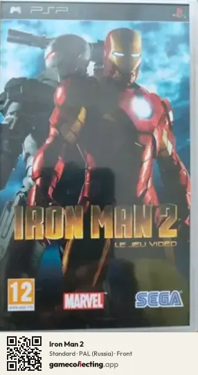 Iron Man 2 PlayStation Portable, Russia box front