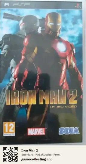 Iron Man 2 PlayStation Portable, Russia box front