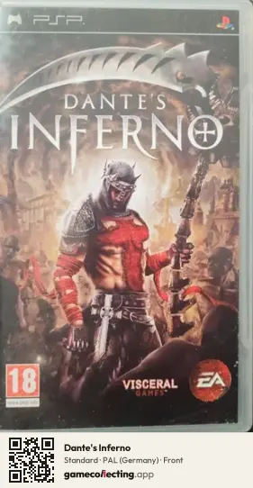 Dante's Inferno PlayStation Portable, Germany box front
