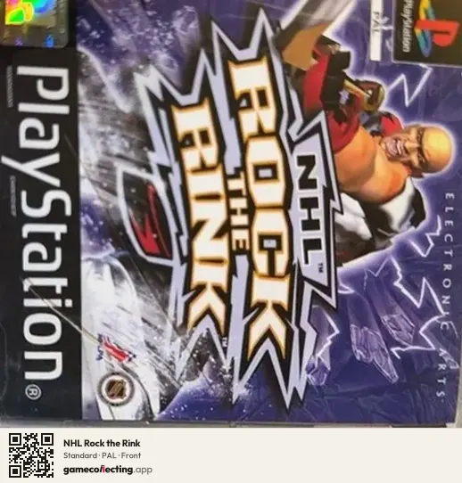 NHL Rock the Rink PlayStation, PAL box front