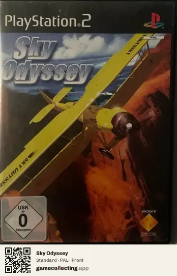 Sky Odyssey PlayStation 2, PAL box front