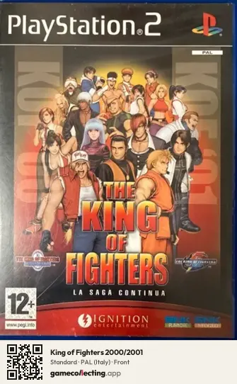 King of Fighters 2000/2001 PlayStation 2, Italy box front