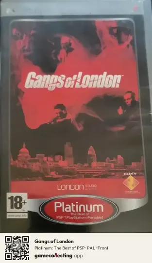Gangs of London PlayStation Portable, PAL box front