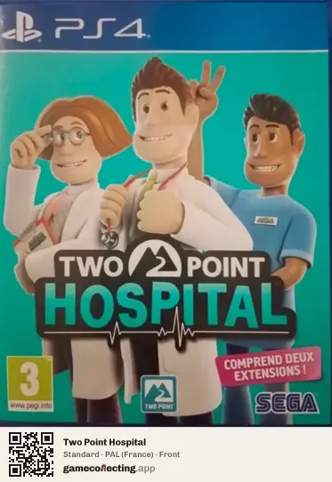 Two Point Hospital PlayStation 4, France box front