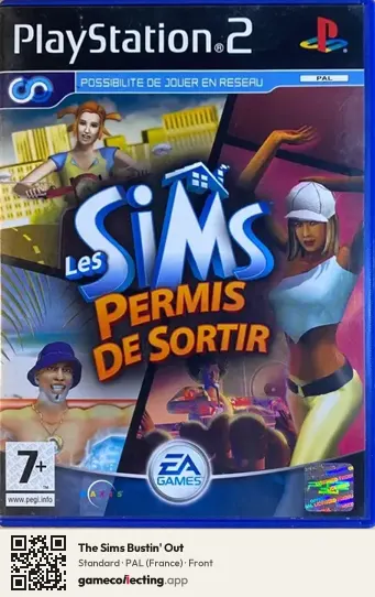 The Sims Bustin' Out PlayStation 2, France box front