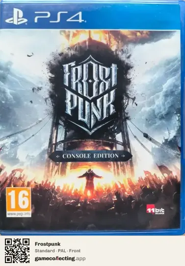 Frostpunk PlayStation 4, PAL box front