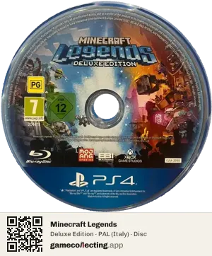 Minecraft Legends PlayStation 4, PAL disc
