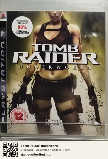 Tomb Raider: Underworld PlayStation 3, United Kingdom box front