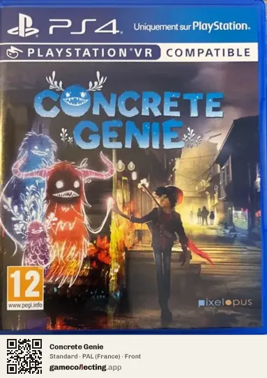 Concrete Genie PlayStation 4, France box front
