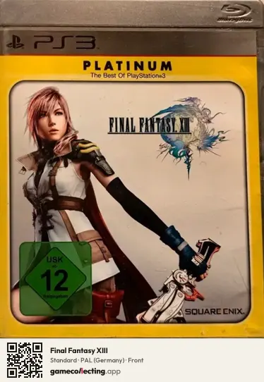 Final Fantasy XIII PlayStation 3, Germany box front