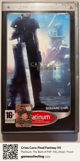 Crisis Core: Final Fantasy VII PlayStation Portable, Italy box front