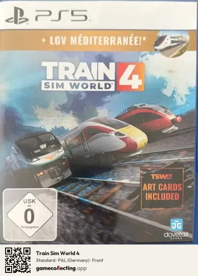 Train Sim World 4 PlayStation 5, Germany box front