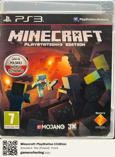 Minecraft: PlayStation 3 Edition PlayStation 3, Poland box front